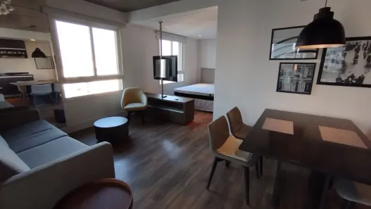Apartamento com 1 Quarto para alugar, 61m² no Cidade Monções, São Paulo