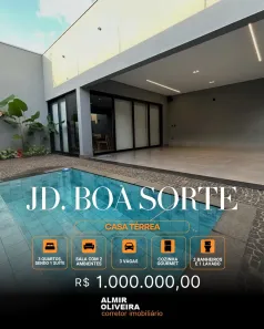 Casa com 3 Quartos à venda, 170m² no Jardim Boa Sorte, Sertãozinho