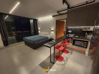 Apartamento com 1 Quarto para alugar, 31m² no Brooklin Paulista, São Paulo