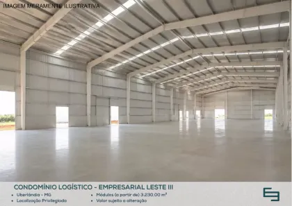 Galpão/Depósito/Armazém para alugar, 3230m² no Loteamento Centro Empresarial Leste III, Uberlândia