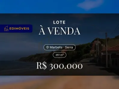 Lote/Terreno à venda, 351m² no Marbella, Serra