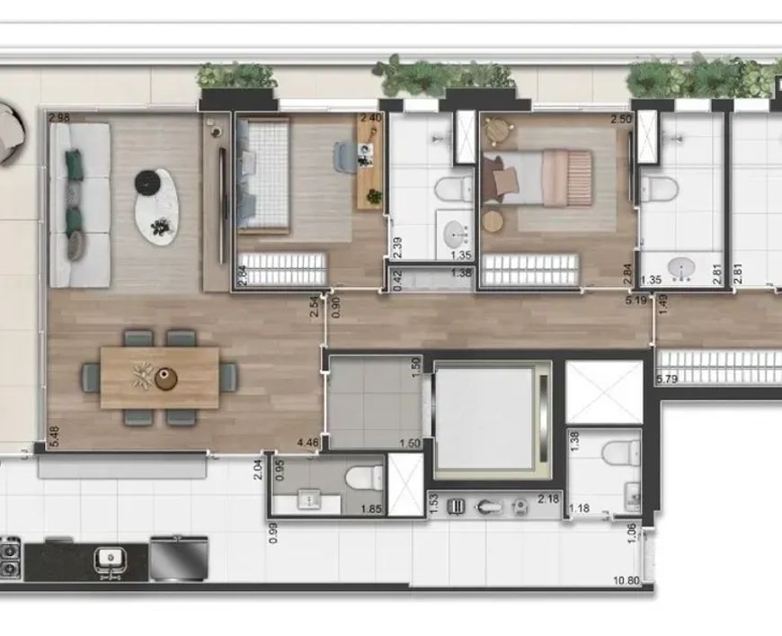 PENINSULA VILA MADALENA - APARTAMENTOS no Pinheiros, São Paulo