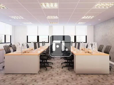 Sala Comercial para alugar, 340m² no Cidade Monções, São Paulo