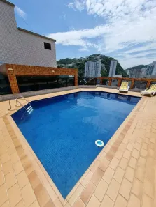 Apartamento com 2 Quartos para alugar, 70m² no José Menino, Santos