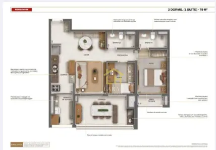 Apartamento com 2 Quartos à venda, 79m² no Butantã, São Paulo