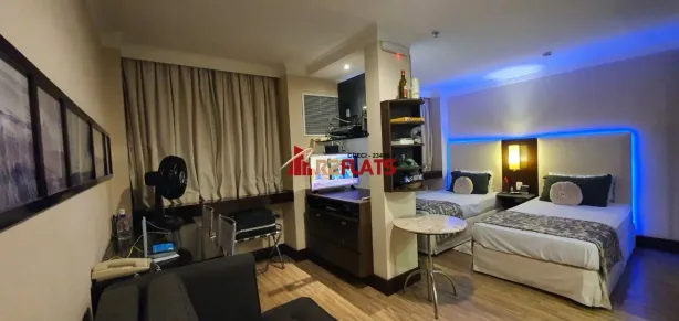 Flat com 1 Quarto à venda, 35m² no Indianópolis, São Paulo