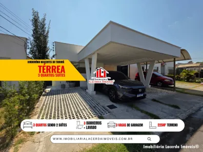 Casa de Condomínio com 3 Quartos para alugar, 110m² no Tarumã-Açu, Manaus
