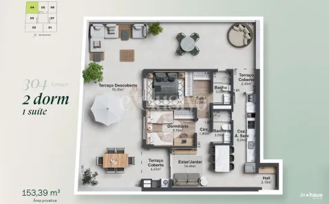 Apartamento com 2 Quartos à venda, 153m² no Canto, Florianópolis