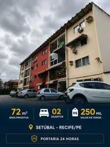 Apartamento com 2 Quartos à venda, 72m² no Boa Viagem, Recife