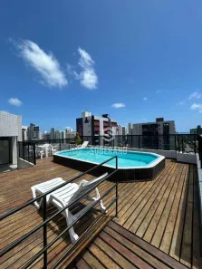 Apartamento com 1 Quarto para alugar, 42m² no Cabo Branco, João Pessoa