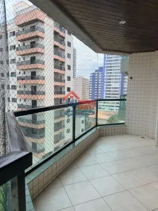 Apartamento com 3 Quartos para alugar, 160m² no Guilhermina, Praia Grande