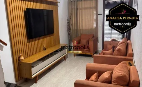 Sobrado com 2 Quartos à venda, 104m² no Paulicéia, São Bernardo do Campo