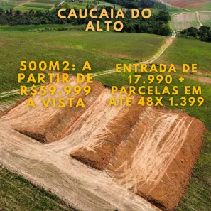 Lote/Terreno à venda, 500m² no Altos de Caucaia (Caucaia do Alto), Cotia