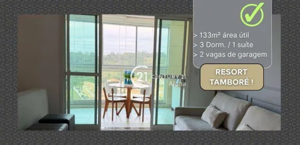 Apartamento com 3 Quartos à venda, 133m² no Tamboré, Santana de Parnaíba