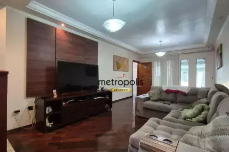 Sobrado com 4 Quartos à venda, 227m² no Campestre, Santo André