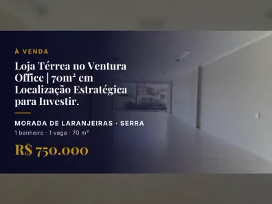 Ponto Comercial à venda, 70m² no Morada de Laranjeiras, Serra