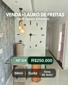 Apartamento com 2 Quartos à venda, 50m² no Recreio Ipitanga, Lauro de Freitas
