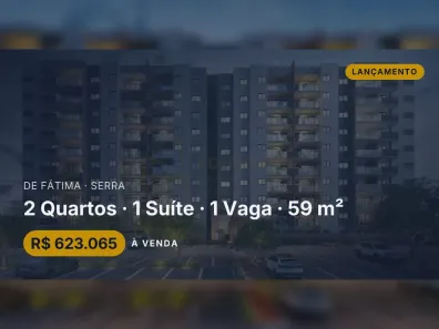 Apartamento com 2 Quartos à venda, 59m² no de Fátima, Serra
