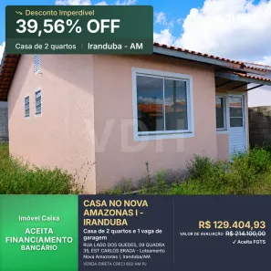Casa com 2 Quartos à venda, 52m² no , Iranduba