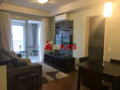 Flat com 1 Quarto para alugar, 46m² no Cidade Monções, São Paulo