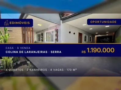 Casa com 4 Quartos à venda, 170m² no Colina de Laranjeiras, Serra