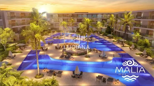 Flat com 2 Quartos à venda, 29m² no Muro Alto, Ipojuca
