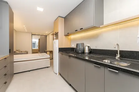 Kitnet com 1 Quarto para alugar, 24m² no Juvevê, Curitiba
