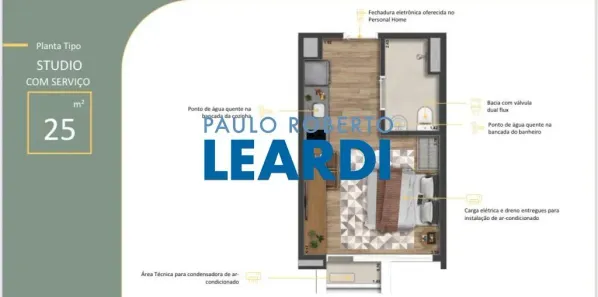 Apartamento com 1 Quarto à venda, 25m² no Vila Mariana, São Paulo