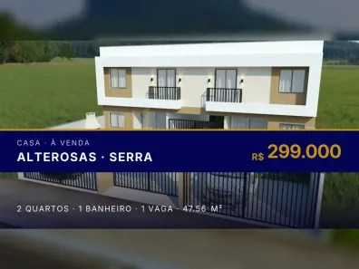 Casa com 2 Quartos à venda, 47m² no Alterosas, Serra