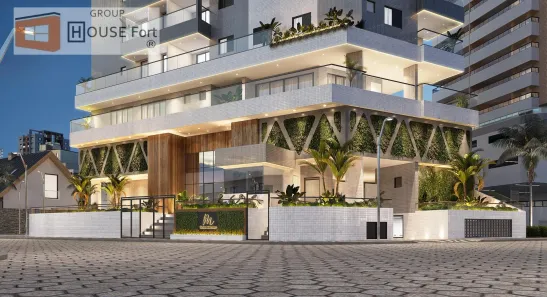Apartamento com 2 Quartos à venda, 74m² no Guilhermina, Praia Grande