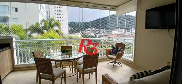 Apartamento com 3 Quartos à venda, 150m² no Marapé, Santos