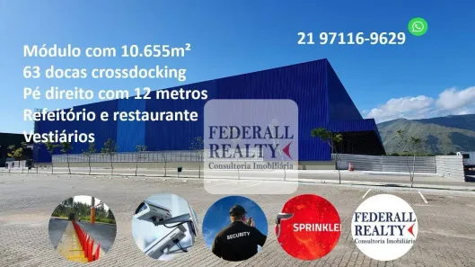Galpão/Depósito/Armazém para alugar, 10655m² no Vila São João, Queimados