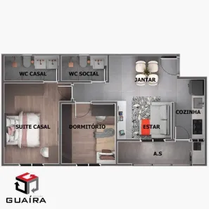 Cobertura com 2 Quartos à venda, 114m² no Rudge Ramos, São Bernardo do Campo