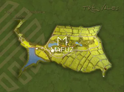 Lote/Terreno à venda, 1280m² no Solar da Lagoa, Nova Lima
