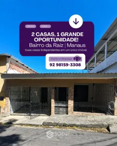 Casa com 2 Quartos à venda, 150m² no Raiz, Manaus