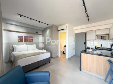 Apartamento com 1 Quarto para alugar, 33m² no Jardim Paulistano, São José do Rio Preto