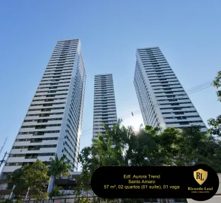 Apartamento com 2 Quartos à venda, 57m² no Santo Amaro, Recife