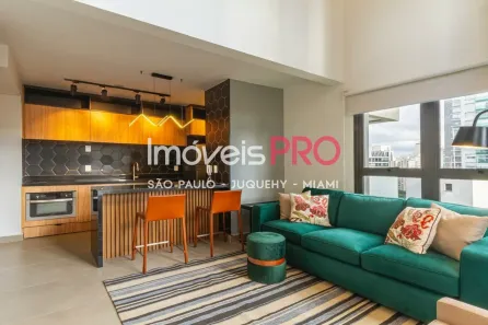 Apartamento com 1 Quarto para alugar, 62m² no Indianópolis, São Paulo