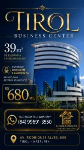 Ponto Comercial à venda, 39m² no Tirol, Natal