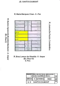 Lote/Terreno à venda, 1386m² no Jardim Santos Dumont, Bauru