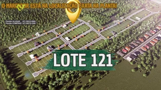 Lote/Terreno à venda, 383m² no Figueira, Gaspar