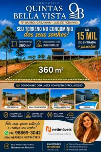 Lote/Terreno à venda, 360m² no Igrejinha, Juiz de Fora