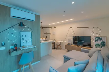 Apartamento com 1 Quarto para alugar, 45m² no Jardim Paulista, São Paulo