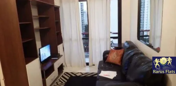 Flat com 1 Quarto para alugar, 35m² no Moema, São Paulo