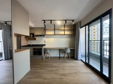 Apartamento com 1 Quarto para alugar, 26m² no República, São Paulo