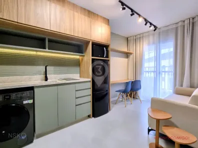 Apartamento com 1 Quarto para alugar, 27m² no Pinheiros, São Paulo