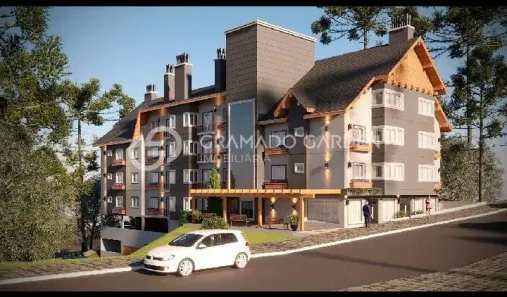Apartamento com 1 Quarto à venda, 68m² no Residencial Aurora, Gramado