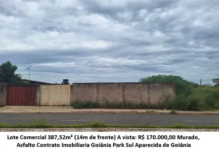 Lote/Terreno à venda, 387m² no Goiânia Park Sul, Aparecida de Goiânia