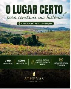 Lote/Terreno à venda, 500m² no Recreio Topázio (Caucaia do Alto), Cotia