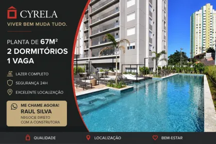 Apartamento com 2 Quartos à venda, 67m² no Vila Primavera, São Paulo